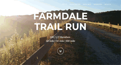 Desktop Screenshot of farmdaletrailrun.com